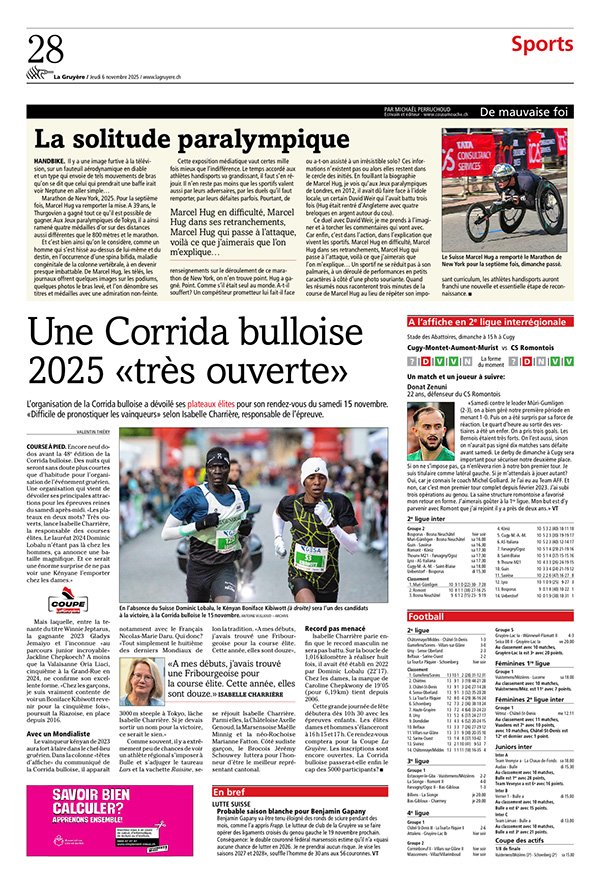 Presse Corrida bulloise 2025