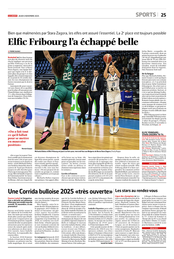 Presse Corrida bulloise 2025