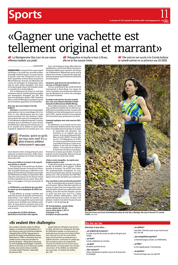 Presse Corrida bulloise 2025