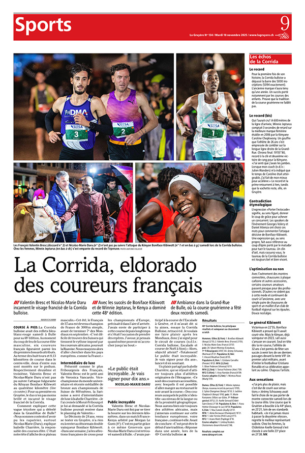 Presse Corrida bulloise 2025